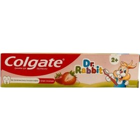Resim Colgate Dr. Rabbit Çocuk Diş Macunu 2+ Çilek Aromalı 50 Ml Çürük Önleyici 