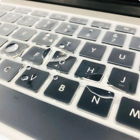 Resim HTstore Macbook 13’ 2017 A1466 Htstore Klavye Koruyucu Transparan Buzlu Silikon Ped 