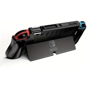 Resim Cloud011 Nintendo Switch Oled Konsol İçin Siyah Anti Düşme Kılıf 