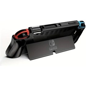 Resim Cloud011 Nintendo Switch Oled Konsol İçin Siyah Anti Düşme Kılıf 