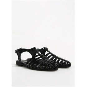 Resim Kindep Momo Kadın Gladyatör Babet Siyah Siyah 