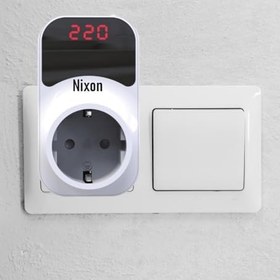 Resim Nixon Premium Serisi 210/280 V 16 Amper Gerilim ve Volltaj Korumalı 2 Yıl Garantili Dijital Ekranlı Priz 