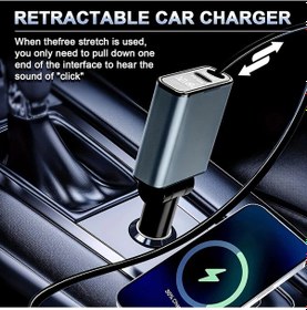 Resim Cordial Pd30w Type C Araç Şarj Cihazı 30w Hızlı Şarj Uzatılabilir Kablo İphone Uyumlu 