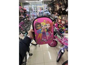 Resim Ümit Bisiklet Bisiklet Ön Çanta - Poly Pocket Karakterli, Kız Gidon Çantası 