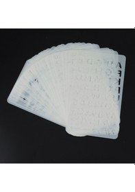 Resim Hha Jaeee 24 Parça Verimlilik Stencil Dergisi Stencil Plastik Planlayıcısı Zaman Tasarrufu Planlayıcısı Oluşturma Için Dıy Çizim Şablonu 