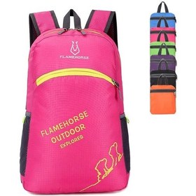 Resim Willowhaven K39 Ultra Hafif Katlanabilir Su Geçirmez Pembe Sırt Çantası - 27x15x41cm - Kamp & Seyahat Kullanımı Pembe 