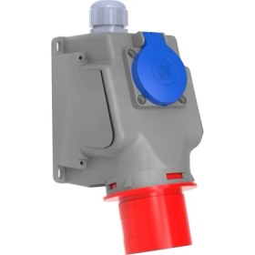 Resim Bemis Cee Norm 90° Eğik Pano Prizli Duvar Fiş 