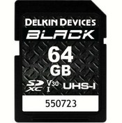 Resim Delkin Devices 64GB BLACK UHS-I v30 SDXC Hafıza Kart 