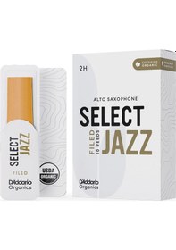 Resim D'addario Orsf10asx2h Organic Select Jazz Filed Alto Saksafon Kamışı No: 2 Hard Profesyonel/caz - 10'lu Paket Kimyasalsız Organik Tarım Sertifikalı Ve Sert Caz Tonu 