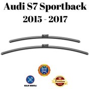 Resim Audi S7 Sportback 2015 2016 2017 Uyumlu Araca Özel Ön Cam Muz Tipi Silecek Süpürgesi Takımı 65/53cm 2li Set Silbak 