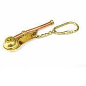 Resim Pirinç Anahtarlık Kaptan Düdüğü Şeklinde Anh 70018 