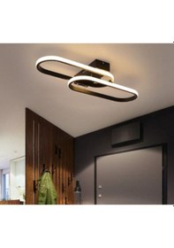 Resim Ömür Avize Solis Modern Ledli Ikili Avize Beyaz 
