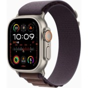 Resim Apple Watch Ultra 2 Gps + Cellular, 49MM Titanyum Kasa Indigo Alpine Loop - Medium MRET3TU/A 