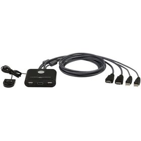 Resim Aten CS22HF 2-Port USB FHD HDMI Cable KVM Switch 