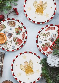 Resim The Mia Globe Pasta Tabağı 6 Lı Set 19 Cm New028 