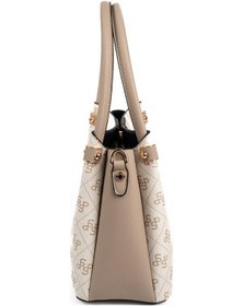 Resim Silver Polo Sp1254 Kadın El Çantası Monogram Bej-kum 