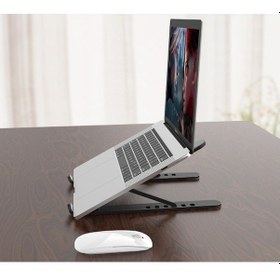 Resim Plastik Yükseklik Ayarlı Laptop Standı Siyah 