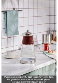 Resim Karaca Keops Borosilikat Cam Çaydanlık 