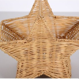 Resim Bohem Rattan Yıldız Çatallık Ve Kaşıklık, Iskandinav, Modern 