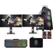 Resim Avantron Gmx9496 İ5 13.Nesil 13400F 16Gb Ddr4 512 Nvme 8Gb Rx580 "27 240Hz (2 Monitör) Oyun PC 
