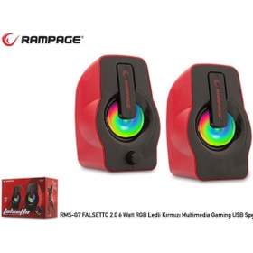 Resim Falsetto Masaüstü Hoparlör 2.0 RMS-G7 Mavi 