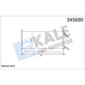 Resim Kale 345690 - Klıma Radyatoru Kondanser Transıt V184 2.0tdcı 2.4 