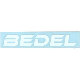 Resim BS.Elektronik Bedel Beyaz Sticker - Yapıştırma Etiket 14.50 cm Bedel Sticker 