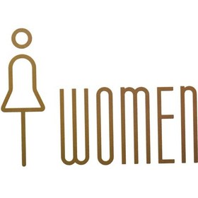 Resim Homyl Banyo Burcu Basit Duvar Asılı Dekor İş Kadın-altın 