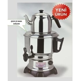 Resim Seçil 50 Bardak Elektrikli Semaver 4,5 Lt Çelik Yapı (Ev-Inşaat- Ofis Uyumlu)Beğenmezseniadegarantili -Güzel Bir Çay Zamanı 