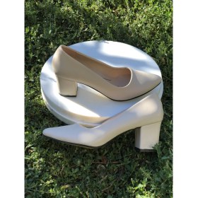Resim Kafkaslar 5 cm Kalın Topuklu Orta Boy Stiletto Bayan Ayakkabı 