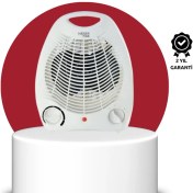 Resim Teknomiy 2000W Taşınabilir Elektrikli Fanlı Isıtıcı – Hızlı Isınma, Kompakt Boy 