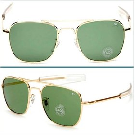 Resim Omeniv Düz Saplı Retro Stil Pilot Güneş Gözlüğü Uv400 Gözlük 