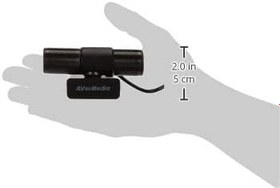 Resim AVerMedia Live Streamer Web Kamerası PW313, Görüntü Koruması Kapağı, FHD 1080p Görüntülü Arama ve Kayıt, Tak ve Çalıştır, İki Mikrofon, Akış, Oyun, Küçük, Çevik, 360 Derece Döner Tasarım 