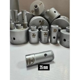 Resim Örnek Mermer Sulu Vakumlu Karot 25 mm 