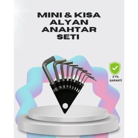 Resim 9 Parça Kısa Tip Alyan Seti Isıl Işlemli Profesyonel Kullanım Nemere 