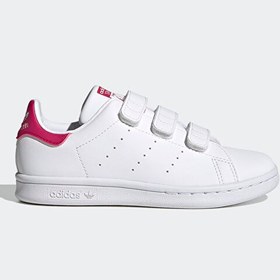 Resim adidas Beyaz - Pembe Kız Çocuk Yürüyüş Ayakkabısı STAN SMITH CF C 