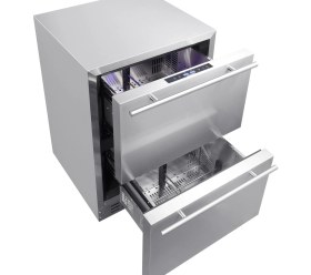 Resim Berfmann Outdoor Tezgah Altı Ankastre Buzdolabı (Çekmeceli) - BUR113-DSS 