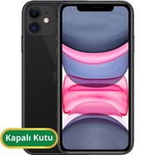 Resim Apple iPhone 11 YD Sıfır Kapalı Kutu | 64 GB Siyah 