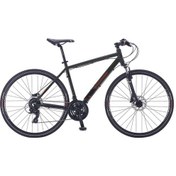 Resim Salcano City Life 21s Hd Şehir Ve Gezi Bisikleti Hidrolik Disk Fren 46 Kadro Full Shimano - Siyah Kırmızı Siyah 