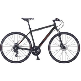 Resim Salcano City Life 21s Hd Şehir Ve Gezi Bisikleti Hidrolik Disk Fren 46 Kadro Full Shimano - Siyah Kırmızı Siyah 