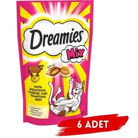Resim Dreamies Sığır Etli Peynirli Kedi Ödülü 6x60gr 