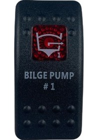 Resim Marin Switch 3P On-Off 12-24V Kırmızı Sintine Pompa 1 