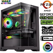 Resim Xaser Blood X110 Ryzen 7 5700X 16GB Ram 512GB M.2 SSD 6gb GTX1660 Super Masaüstü Oyuncu Bilgisayar 