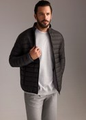 Resim Açık Gri Melanj Bisiklet Yaka Oversize Pamuklu Sweatshirt Kigili