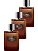 Resim Avon Elite Gentleman Quest Erkek Parfüm Edt 75 Ml. Üçlü Set 