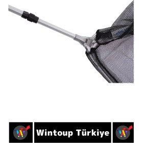 Resim Premium Profesyonel Hobi Kıyı Av Balıkçı Tor Ağlı Katlanabilir Olta Kelepçesi 150 cm 