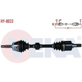 Resim Getz Dizel Komple Aks / Getz 2006-2011 Dizel Aks Mili Sol 