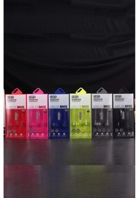 Resim Muratech Karler Bass Kr-204 Kablolu Kulaklık - Kırmızı 