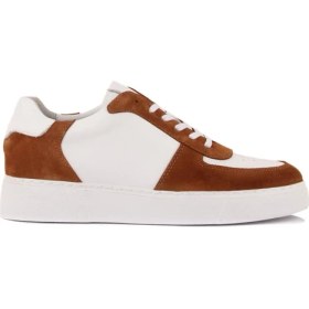 Resim Sail Lakers - Taba Süet, Beyaz Deri Erkek Sneaker 
