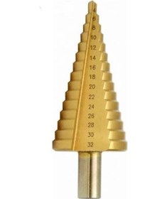 Resim 4-32mm Kademeli Panç Matkap Ucu Ahşap Kartonpiyer Pvc Panç Seti 